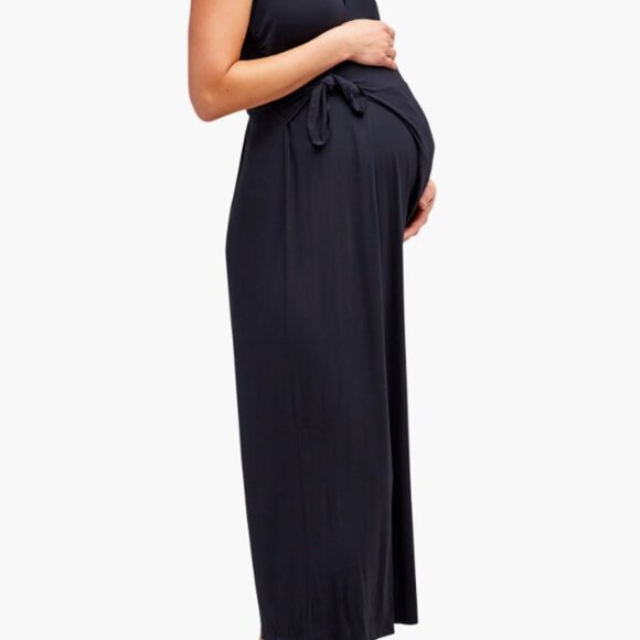 Nom Maternity Black Francesca Jumpsuit - Picture 2 of 7